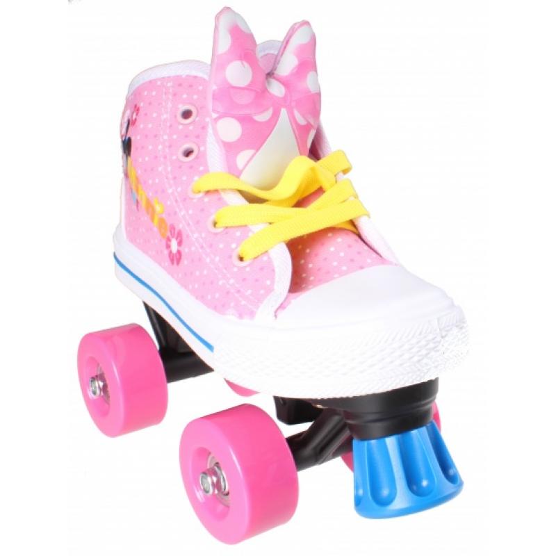 Disney Minnie Mouse Rolschaatsen Meisjes Roze/Wit maat 28