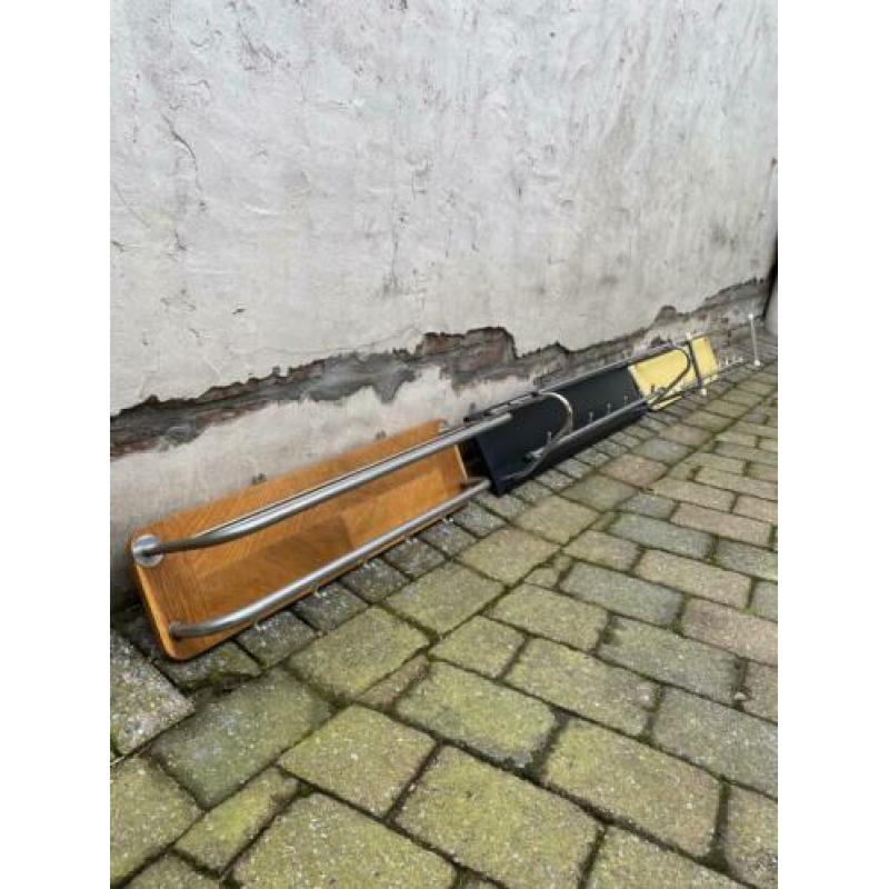 Vintage wandkapstokken, brocante hoedenrek, kapstok
