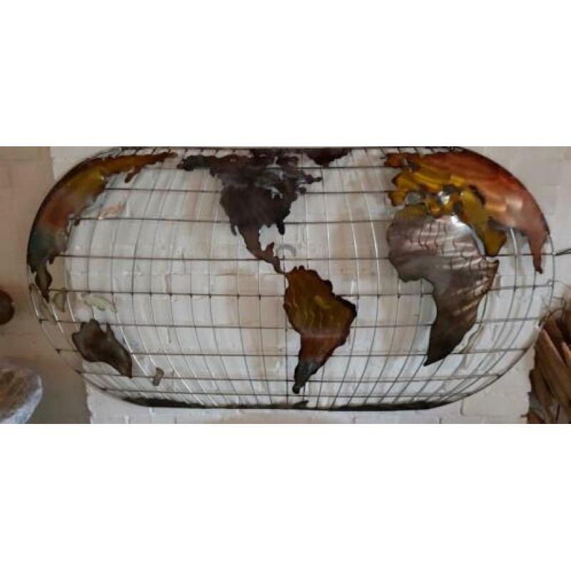 Wereldkaart / wanddecoratie