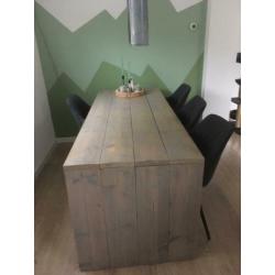 Steigerhouten eettafel te koop