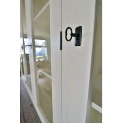 Landelijke buffetkast (200x195) wit