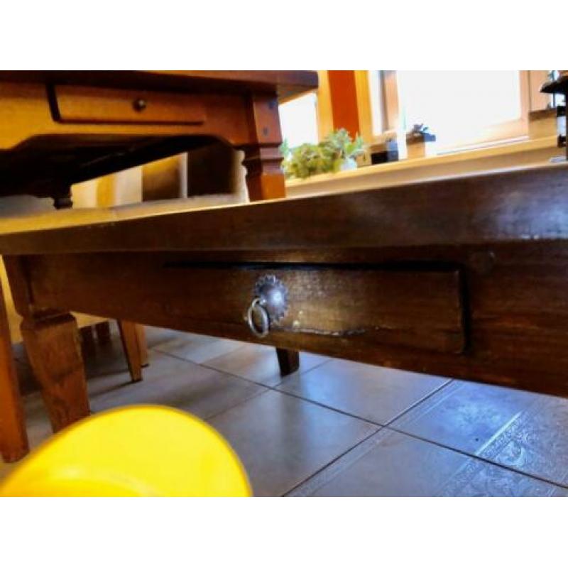 Houten salontafel (Bruin) 135,5/75. 44 hoog