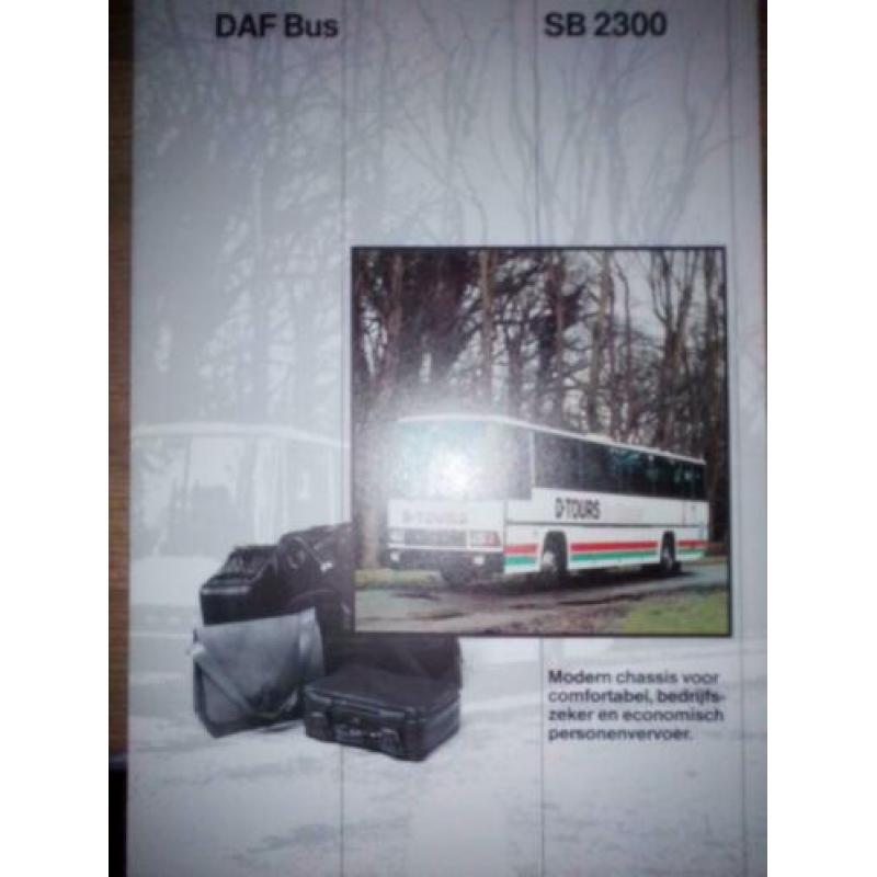 DAF SB2300 folder, DAFBode busfoto's Den Oudsten/Bova/Hainje
