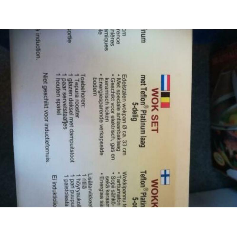 Wokset 5 delig 33 cm