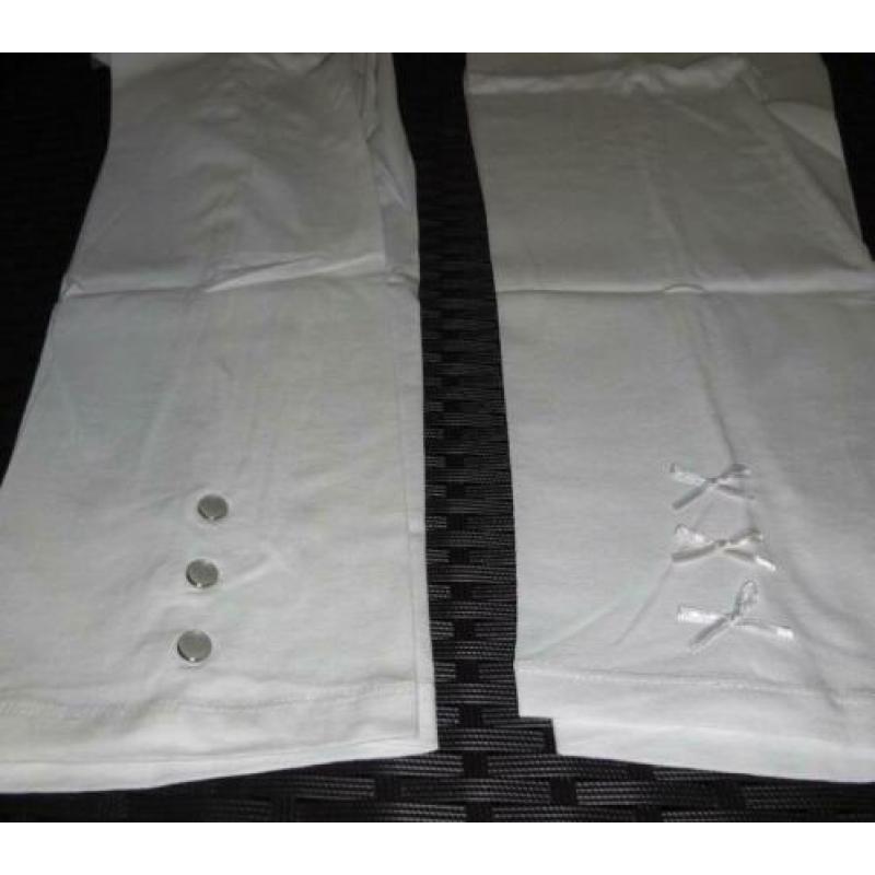 Nieuw maat S/M. capri katoenen Witte Legging 1 stuk. Ladies