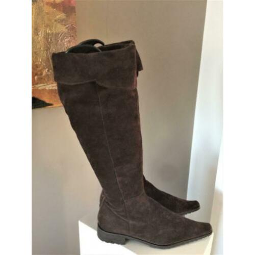 VIA VAI hoge bruine suede laarzen mt 40 chcs