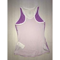 Paars/witte Nike dri-fit sport top maat XS