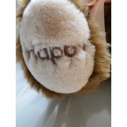 Happy Beer Emily met rose strik 28 cm hoog - NIEUW