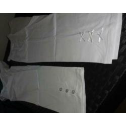 Nieuw maat S/M. capri katoenen Witte Legging 1 stuk. Ladies