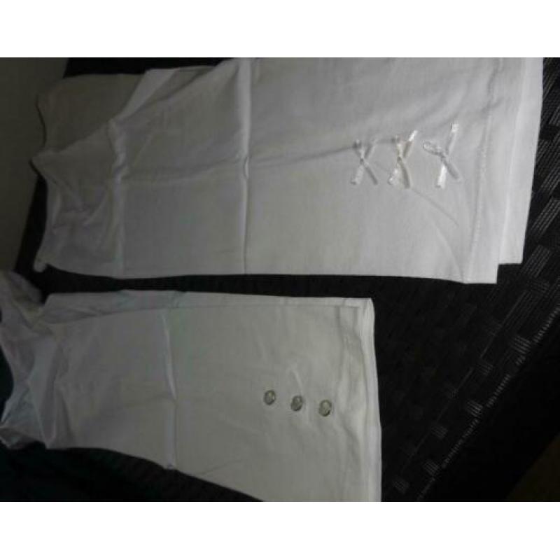 Nieuw maat S/M. capri katoenen Witte Legging 1 stuk. Ladies