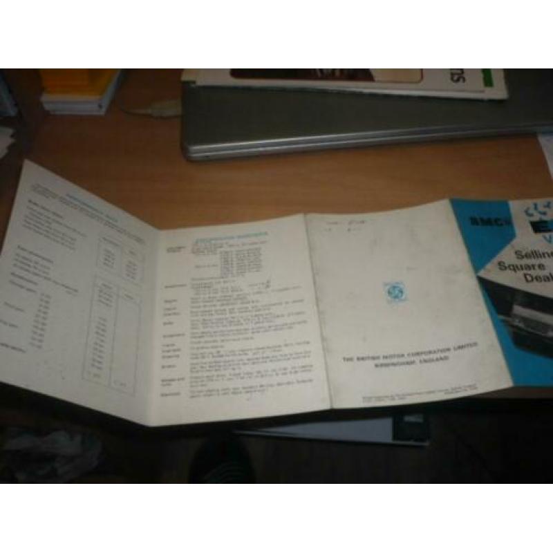 Zeldzame Folder BMC 350 EA VAN uit 7 - 1968