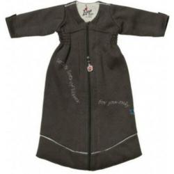 Trappelzak met lange mouw Maat 50/62 + beige plaid