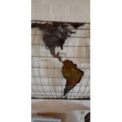 Wereldkaart / wanddecoratie