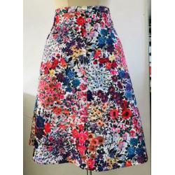 Vintage 70 ties boho bloemen rok (38)