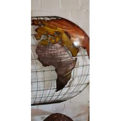 Wereldkaart / wanddecoratie