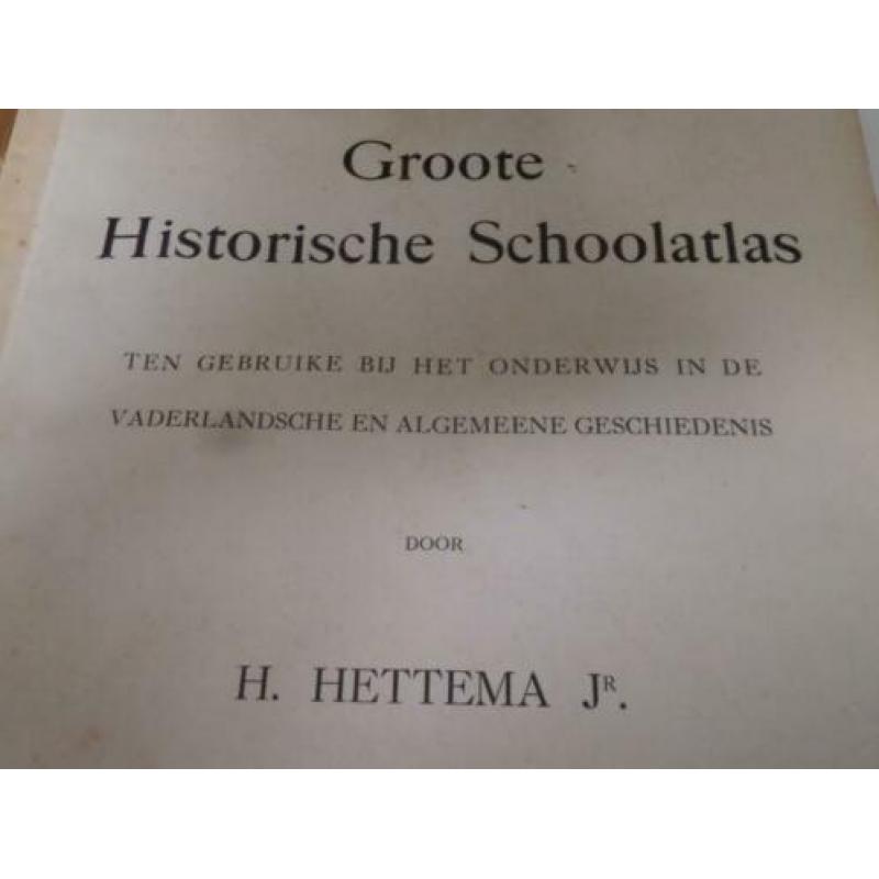 Te Koop Groot Historische Schoolatlas 1917