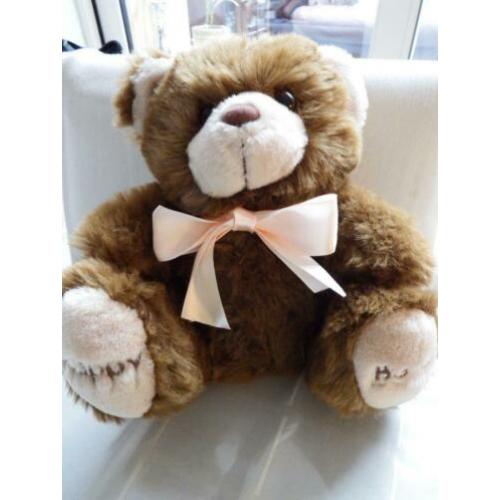 Happy Beer Emily met rose strik 28 cm hoog - NIEUW