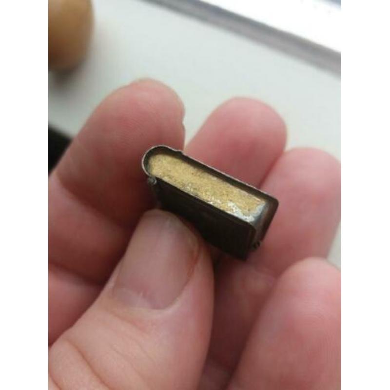 antiek rozenkrans met doosje miniatuur zeldzaam klein