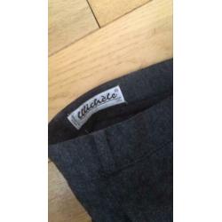 Vintage wollen broekrok - maat 38