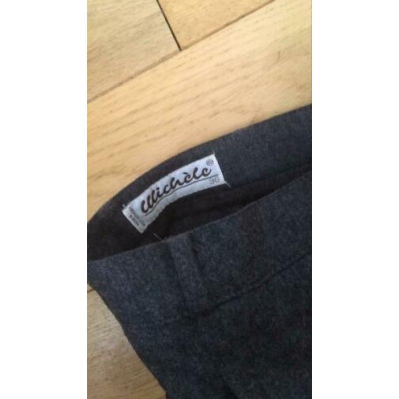Vintage wollen broekrok - maat 38