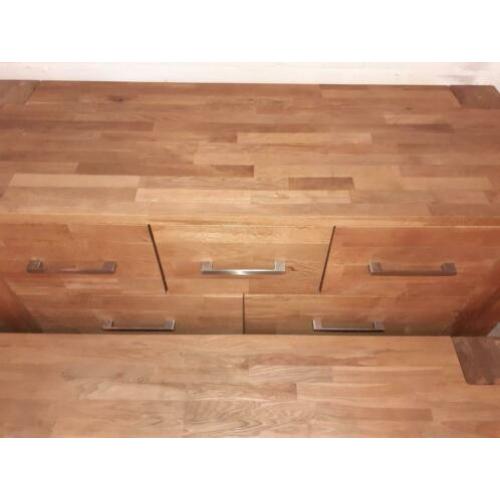 Zéér mooi teak houten mixwood dressoir en tv meubel zgan.