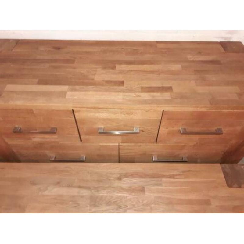 Zéér mooi teak houten mixwood dressoir en tv meubel zgan.