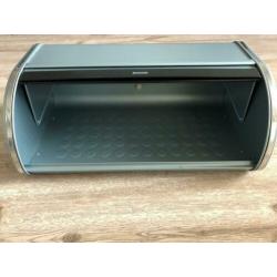 Brabantia broodtrommel met schuifdeksel metallic mint zgan