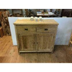 Dressoir 100b x 90hoog TEAKHOUT, variaties mogelijk o.a.