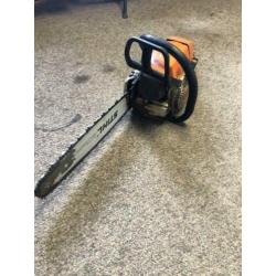 Stihl ms260 handgreep verwarming en snelspan