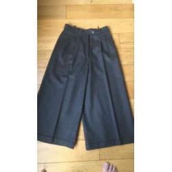 Vintage wollen broekrok - maat 38
