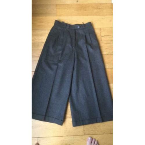 Vintage wollen broekrok - maat 38