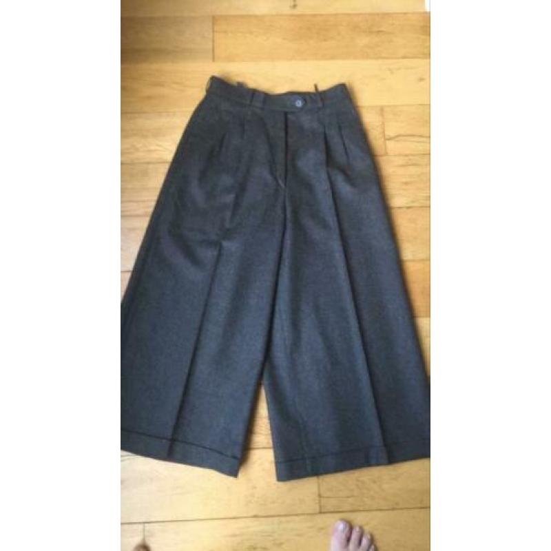 Vintage wollen broekrok - maat 38