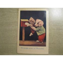 Verschillende oude kinderkaarten -zie foto's.