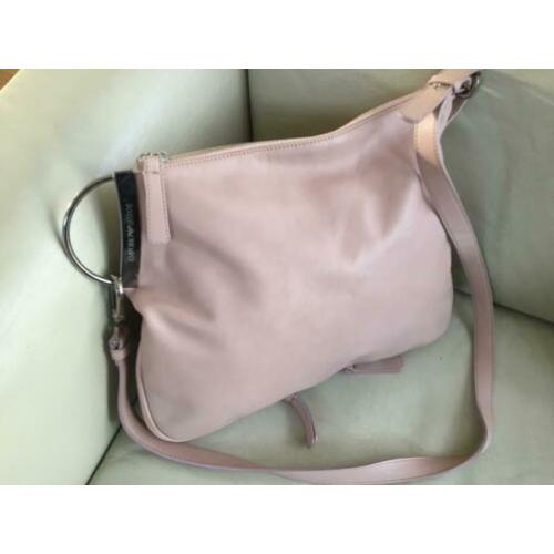Yoli Emporio Armani oud rosé leren tas mooi model