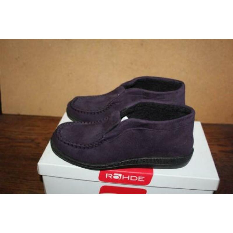 Rohde indoor vlot paarse pantoffels mt 37