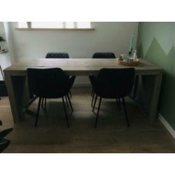 Steigerhouten eettafel te koop
