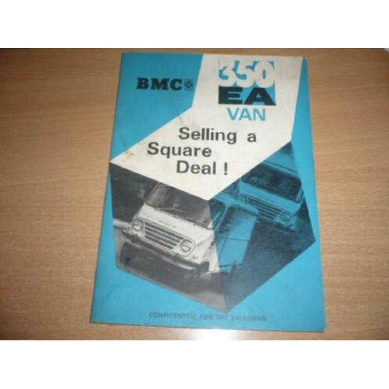 Zeldzame Folder BMC 350 EA VAN uit 7 - 1968
