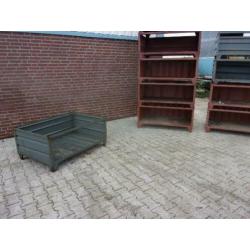 Plaatstalen bak 124 cm x 84 cm