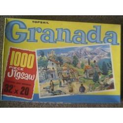 heel oude TOPSAIL legpuzzel GRANADA -The Grape Harvest 1000s