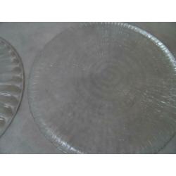 2 glazen schalen te koop