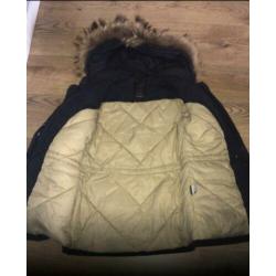 Donker blauwe airforce jas