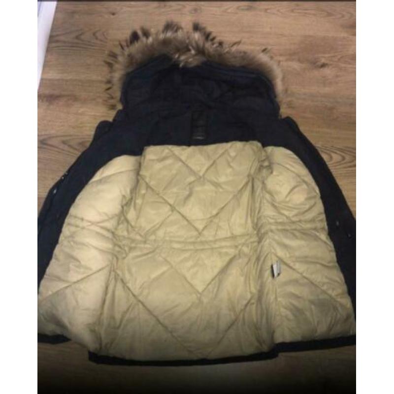 Donker blauwe airforce jas
