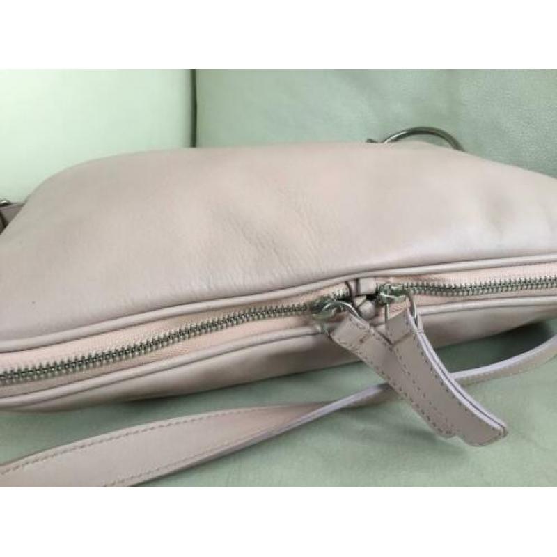 Yoli Emporio Armani oud rosé leren tas mooi model