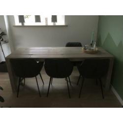 Steigerhouten eettafel te koop