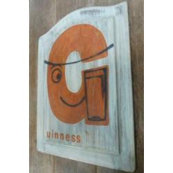 Handgeschilderd pubbord/Guinness/Ierse pub/vintage sign