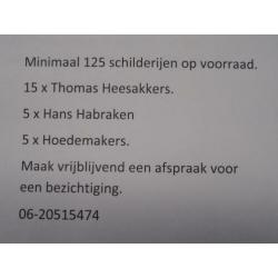 Groot kleurrijk maritiem schilderij Peter Brouwer.