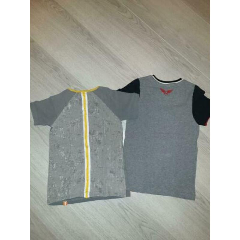Mortenz shirts 122/128 alleen gewassen