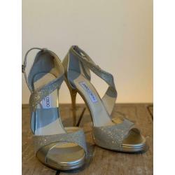 Jimmy Choo gouden glitter metallic pumps maat 42