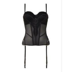 Bustier top zwart 75b nieuw
