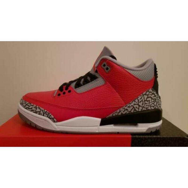 NIKE AIR JORDAN 3 CHICAGO ALL-STAR "RED CEMENT" - maat 42